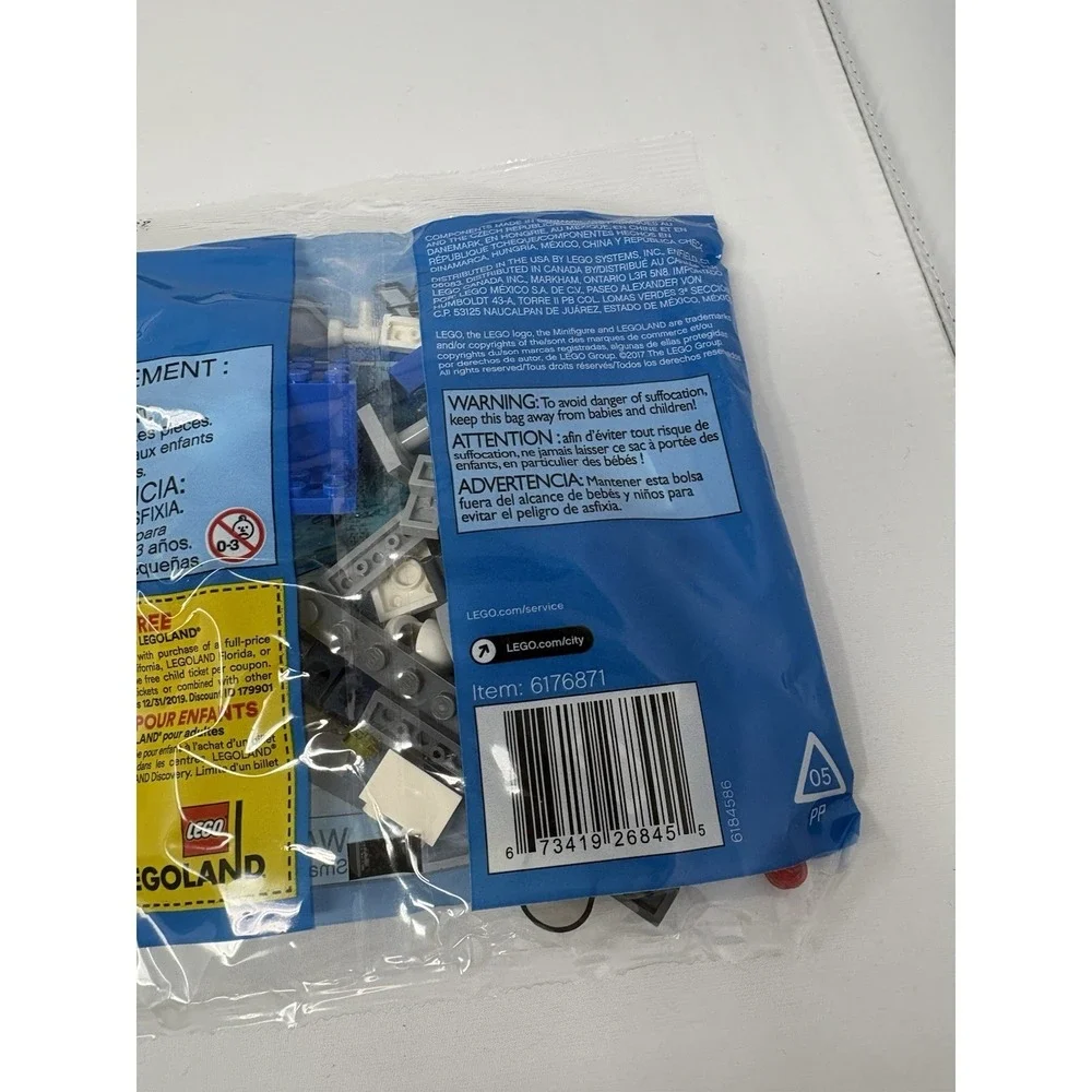 LEGO CITY Police Helicopter 30351 New Sealed 2017 Release Retired
